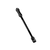 siktorrwd Bike Axle 175mm /6.89 inch Bicycle Multiple Speed Rear Hub Axle Rear Hub Axle Black 3/8 inch Bike Axle 26tpi Bike Hub Shaft Conical Lock Nut Kit, 1PCS