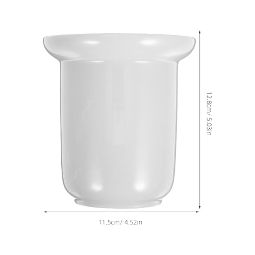 Porte-brosse WC BESTYASH compact avec rangement intégré anti-gouttes