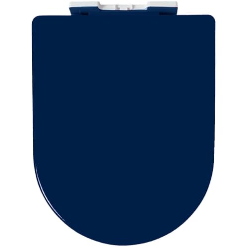 Dazzluxe Sièges De Toilette Universels en Forme De D, Abattant WC Silencieux sans Claquement avec Couvercle De Toilette À Fermeture Lente, Facile À...