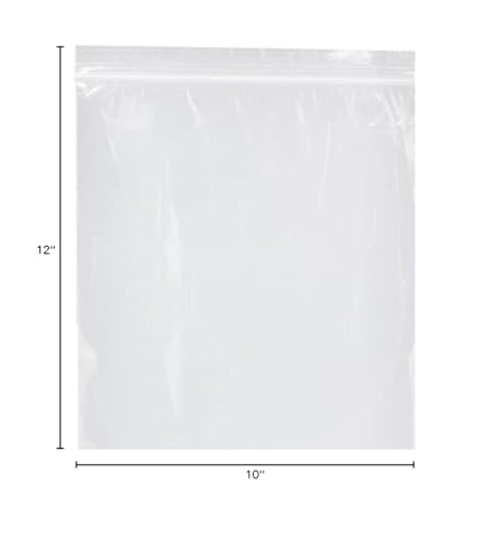 Image of Dukal DUK ZIP1012 Dawnmist Reclosable Zip Bag, Clear, 2 mil, 10 inch x 12 inch (Pack of 1000)