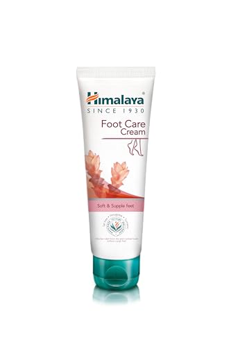 Himalaya Herbals Foot Care Cream | for Dry and Cracked Heels | with Antiseptic, Antimicrobial and Moisturizing Benefits | Made from Natural Ingredients -75g