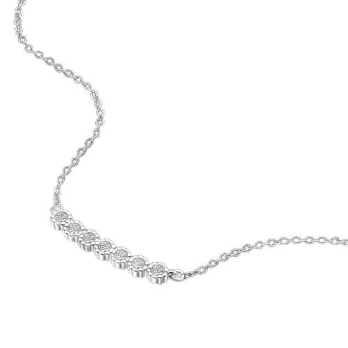 Cadeaux pour femmes : colliers chaîne géométriques argent et zircone