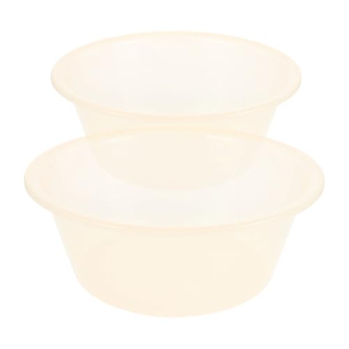 Bañera plástica para pies grande transparente 2 piezas miniatura 1
