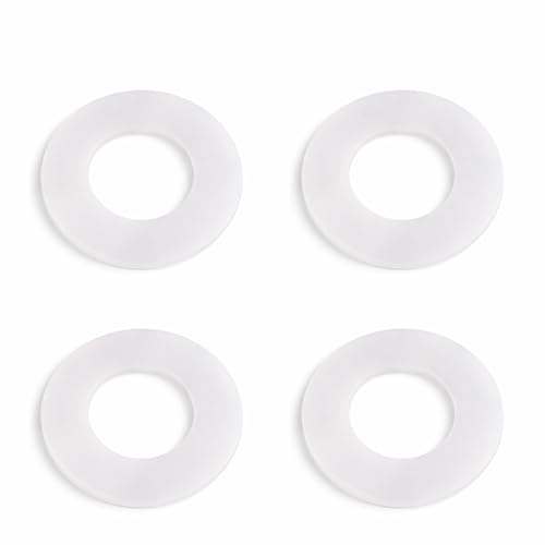 Rowglow 4pcs Joint Rondelle D'EtanchéIté Pour Geberi Wc Suspendu 816.418.00.1 818.109 240.282.00.1 890.615, Joints Réservoir Chasse D'eau 62x33x3mm,...