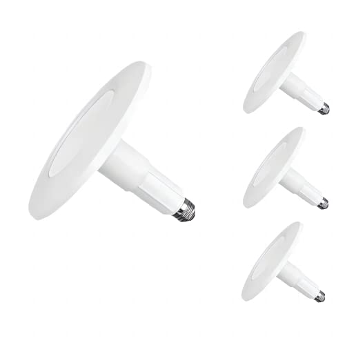 Jolux 5/6 Inch LED Adjustable Retrofit Downlight,ETL Rated led retrofit recessed Light 6 inch,12W (60W Equivalent),2700K (Soft White),800Lumens,Dimmable,E26,Easy Installation,4-Pack,Slope Trim Jolux 5/6 Inch LED Adjustable Retrofit Downlight,ETL Rated led retrofit recessed Light 6 inch,12W (60W Equivalent),2700K (Soft White),800Lumens,Dimmable,E26,Easy Installation,4-Pack,Slope Trim