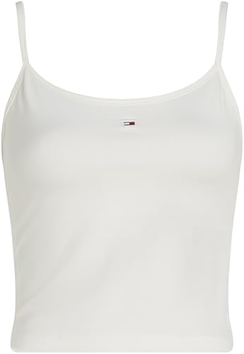 Tommy Jeans Damen 2er Pack Tops Essential Strap Top Stretch, Mehrfarbig (Ecru/Sweet Blue), M – Ansicht 6