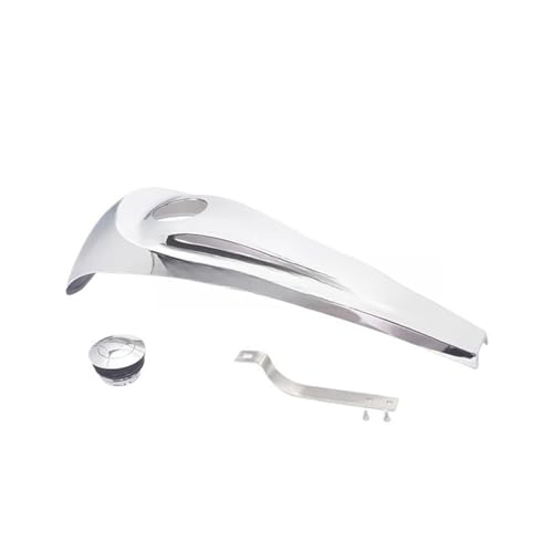 Couvercle de réservoir carburant pour moto Touring FLHX FLHTC fini chrome brillant