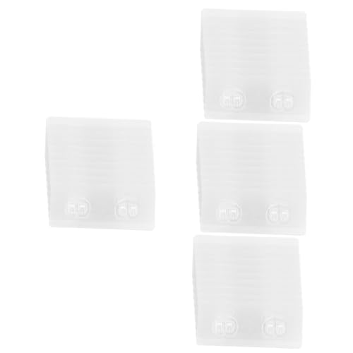 Ciieeo 40 Piezas De Doble Garra Hebilla Que No Deja Marcas Gancho Para Albornoz Perchas Adhesivas Gancho Para Mochila Pegatinas Transparentes Ropa Resistente Gancho Adhesivo Ganchos