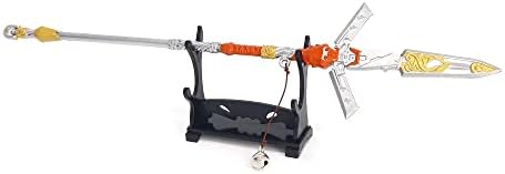 Chonick 12inch Big APEX Legends Valkyrie Heirloom Metal Action Figure Toys Game Collection Keychain Desk Decoration Pendant Gift (Silver), (c1)