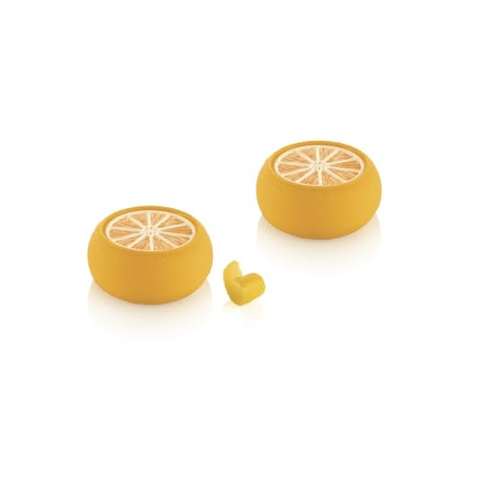 silikomart Silikonformen für Kuchen THE SLICE OF CITRUS 100 Einzelportionen 100 ml | Professionelle Mousse und Halbgefrorene Form mit Cutter für moderne Konditorei