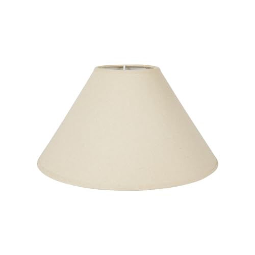 OSTARIA 98916 Abat-jour Rond - Couleur Lin - Base 30cm - Dim : D30xH18.5cm