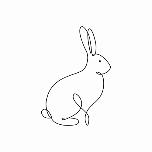 Dopetattoo 6 Sheets Temporary Tattoos For Men And Women Bunny Rabbit Temporary Tattoo For Women Neck Arm Chest For Woman #TOP28