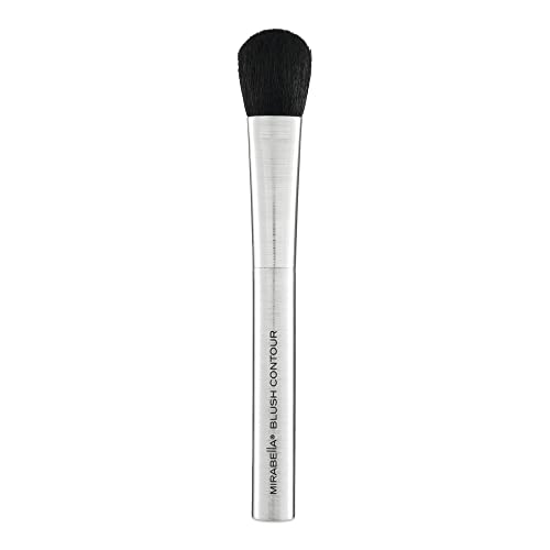 Mirabella Blush Contour Brush – Professional & Premium Makeup Beauty Brushes – Natural & Cruelty-Free Synthetic Bristles, Hand-Sculpted Brushed Aluminum Luxury Cosmetic Make Up Brush Mirabella Blush Contour Brush – Professional & Premium Makeup Beauty Brushes – Natural & Cruelty-Free Synthetic Bristles, Hand-Sculpted Brushed Aluminum Luxury Cosmetic Make Up Brush