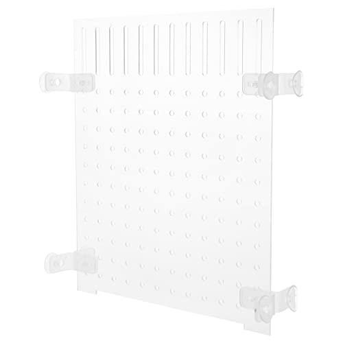 Happyyami Acrylic Fish Tank Divider Board Isolation Panel for Aquariums Easy Installation Suction Cups for Breeding and Separating Fish