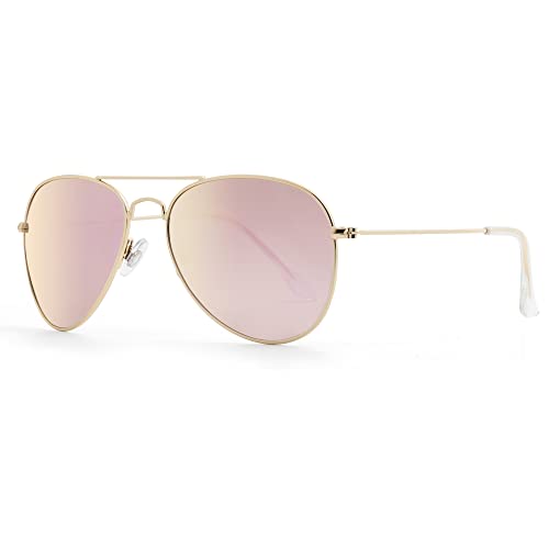 Image of Joox Aviator Sunglasses for Men Women,Polarized UV 400 Protection Lens with Metal Pilot Frame Unisex