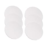CORHAD 6 Piezas Marco De Lona Redondo Aceite Pintura Marco Interior Tableros De Lona De Algodón Pintura De Paneles De Lona Lienzo De Dibujo Redondo Oval Blanco Tablero De Dibujo Madera