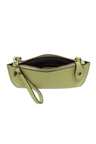 Image of Joy Susan Women's Fashion Purse Mini Crossbody Wristlet Clutch Hand Bag - Kiwi
