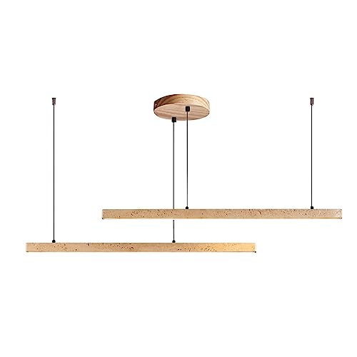 Table à manger lumineuse avec le lustre suspendu LED au design artistique