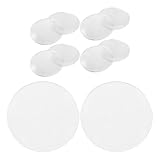 KAILIKETIY 両凸レンズ 拡大鏡レンズ 42mm 75mm 10個セット 教育用補助 老眼対応 拡大鏡交換用アクセサリ