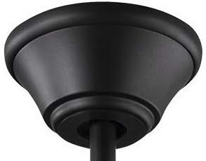 Miniatura 3 de Monte Carlo 3MAVR60BK Maverick Ventilador de techo de 60 pulgadas en negro mate con aspas de nogal oscuro, control remoto y de pared