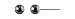 Produktbild petra kupfer Kleine Damen Ohrstecker 1 Swarovski®-Perle 6 mm Schwarz Black 925 Silber pst00-black-pearl