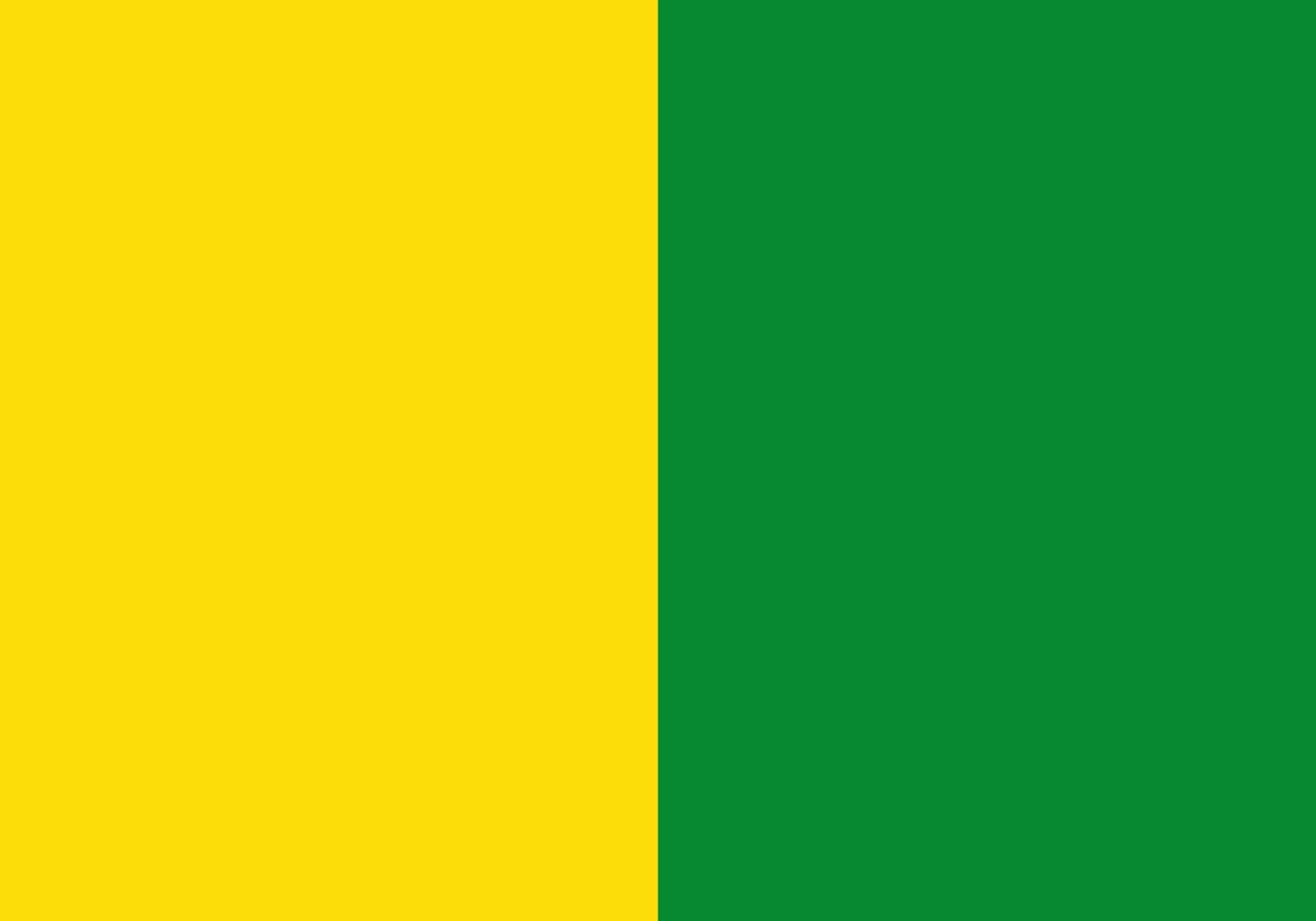 Drapeau XL Caldas en format paysage avec finitions haut de gamme et coutures renforcées