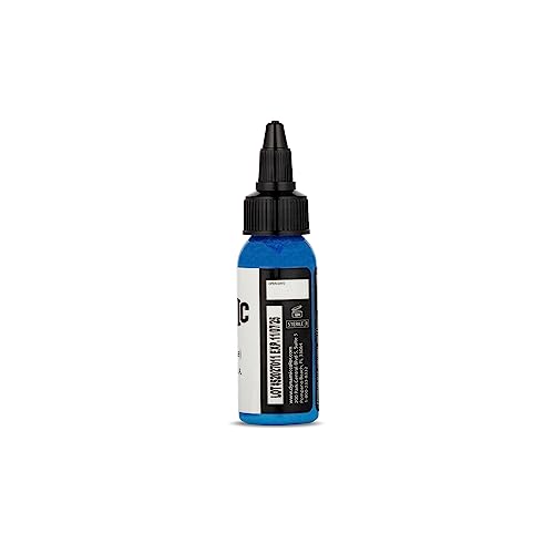 Dynamic Electric Blue Tattoo Ink Bottle 1oz