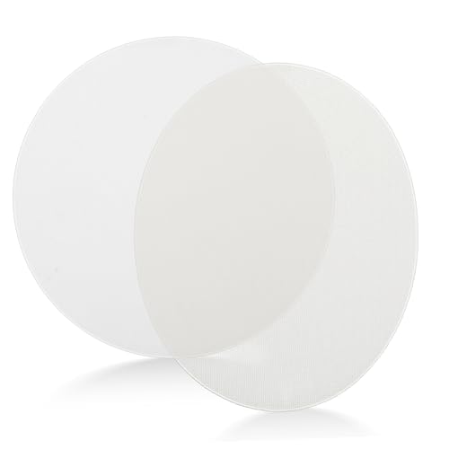 SMASOLO 2 Piezas Difusores Luz LED Redondos para Techo y Colgantes Filtro Deslumbrante para Dormitorio y Sala Protector de Brillo para Lámparas