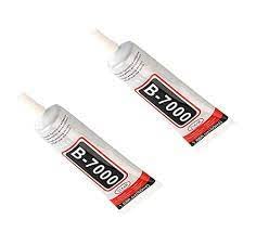 B-7000 Glue 50 ml - Strong Glue for All Purpose Repair Glue for Mobiles, Jewellery, Shoes and more - Transparent Adhesive - B7000 Glue.(pack of 2)