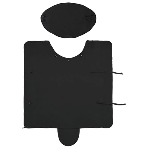 Manta para caballo impermeable y transpirable de 95 cm con forro polar para invierno 4