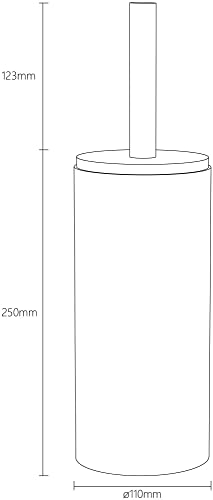 Sealskin Blend Toilet brush and holder freestanding Terrazzo,B x H x T: 110 x 383 x 110 mm, Green - Image 2