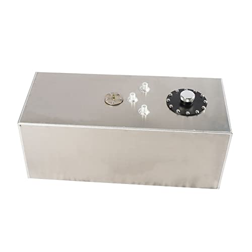 GSTP 20 Gallon Fuel Cell with Cap Level Sender Street Drift Aluminum Silver