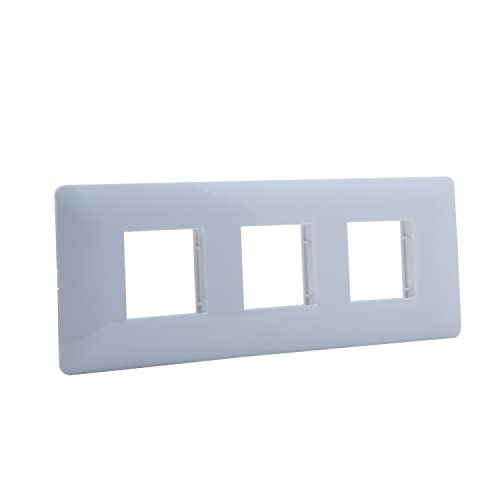 Image of Wipro Northwest Venia 6 Module cover plate, White (pack of 1)