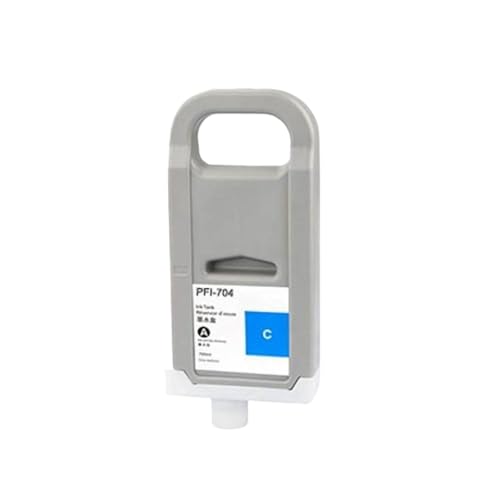 Cartouche PFI704 cyan haute fidélité pour des impressions grand format nettes