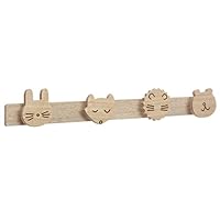 Children's Coat Hook Wild - Wood and Pine - 55x8-5cm - Atmosphera Interior Designer