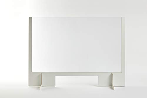 MAMPARA PROTECCION SEMIRIGIDA CON MARCO MEDIDA DE 900 x 650 MM CON APERTURA INFERIOR
