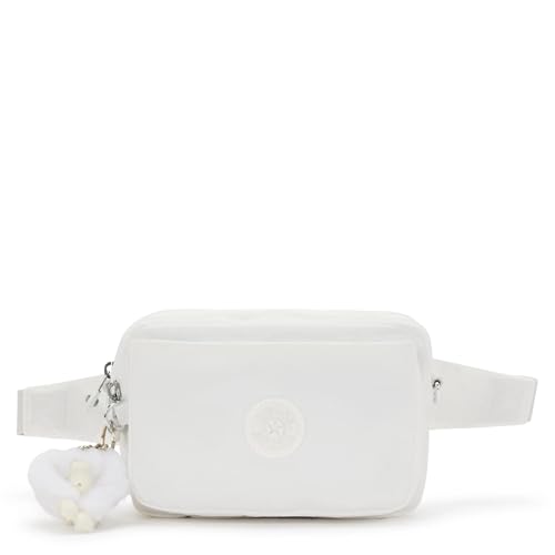 Image of Kipling Women's Abanu Medium Crossbody Bag, Lightweight, Adjustable Nylon Waist Pack with Multi-Compartment Zip Pockets