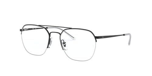 Image of Ray-Ban Unisex Clear Lens Square Frames - 0RX6444