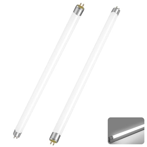 Tubos Fluorescentes T8 De 14W, 600mm, Blanco Frío 6000K, 1400 LM, Casquillo G13, Lámpara De Bajo Consumo, Luz De Emergencia De Bajo Consumo Fluorescente Cocina Para Baño, Armario Y Garaje, 2 Pezzi