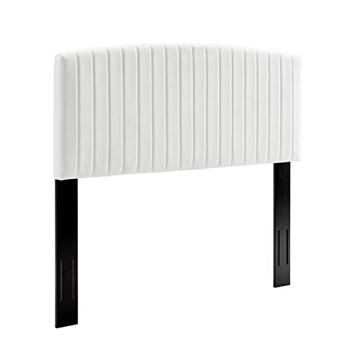 Modway Rebecca Performance Velvet Full/Queen Headboard, White #TOP22