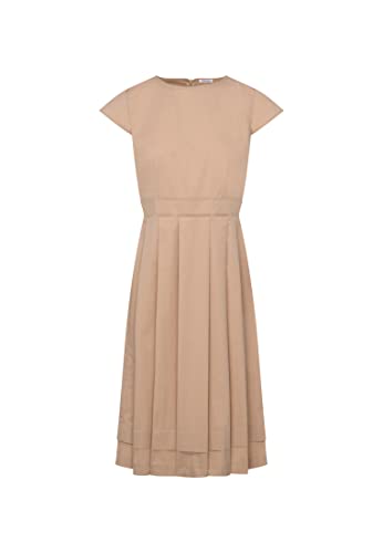 Seidensticker Damen Regular Fit Blusenkleid Kurzarm Kleid, Crème (Dunkle),...