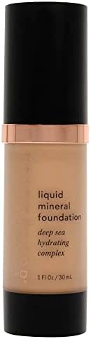 Youngblood Liquid Mineral Foundation, Sun Kissed | Lightweight, Dewy Full Coverage Makeup for Dry Skin | Poreless, Flawless Tinted Glow | Vegan, Cruelty Free, Gluten-Free