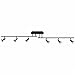 Access Lighting - HI Access 52043LEDDLP-BL Contemporary Modern LED Semi Flush Mount from Viper Collection in Black Finish, 62.00 inches
