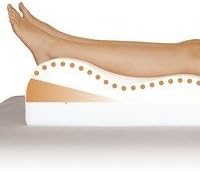 cuscino per gamba rialzata per chirurgia del ginocchio