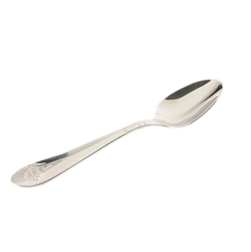 FSE SLEL201 Demitasse Spoon, 4-1/2" Long, 1.9mm Thick, 18/10 Stainless Steel, Elizabeth, Pack of 12