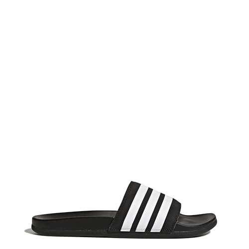 adidas Men's Swim Beach & Pool Shoes, Black Negbás Ftwbla 000, 12