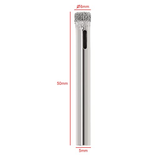 Broca diamantada para vidrio y cerámica 6mm miniatura 2