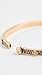 Tory Burch Women's Miller Stud 5MM Hinge Bracelet, Tory Gold/Crystal, Medium