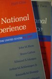 The National Experience: A History Of The United States Part One B000YC2T8U Book Cover