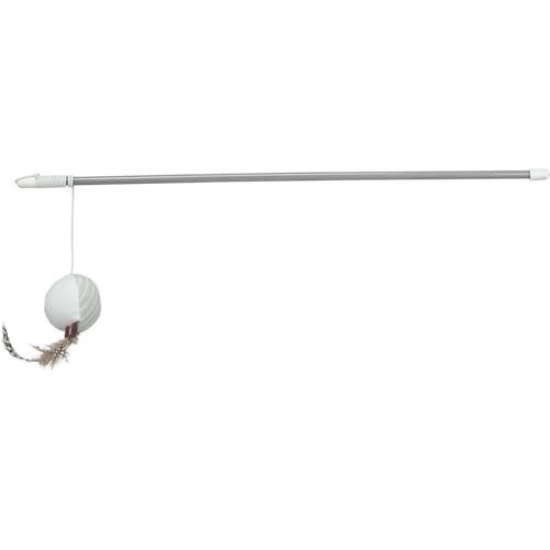 Image of TRIXIE Cat Fishing Rod Toy (Playing Rod with Ball and Feathers)